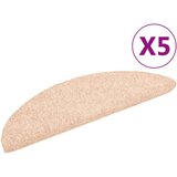 vidaXL Samolepilne preproge za stopnice 5 kosov rjave 56x17x3 cm | Shoptok.si