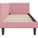  Kutni okvir kreveta Ružičasta 80 cm x 200 cm Baršun | shoptok.hr