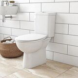 Grohe 39346000 Bau Ceramic talna brezrobna WC školjka monoblok (talni izliv) z WC desko s počasnim zapiranjem | Shoptok.si