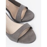 GOODIN Gray suede stiletto sandals | shoptok.hr