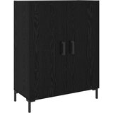  Highboard Zidne Crni hrast 69,5 x 34 x 180 cm Konstruirano drvo | shoptok.hr