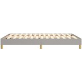  Za krevet s oprugama svjetlosivi 140 x 190 cm od tkanine | shoptok.hr