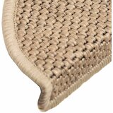  Samoljepljivi otirači za stepenice 15kom 56x17x3cm boja pijeska | shoptok.hr