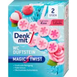 Denkmit Magic Twist kamen za WC šolju - ruža i liči, 2x48g 2 kom | ePonuda.com