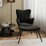 Bessagi Home Počivalnik Aurora, Črna, S Taburejem | Shoptok.si
