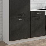 P & B Kuhinjski Blok Brez Aparatov Promo, Bela, Grafit, 270cm | Shoptok.si