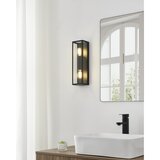 Eglo Amezola zidna/plafonjera/2, e27, ip44, crna/čelik/staklo | Eponuda.com