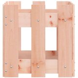 vidaXL Vrtna sadilica s izgledom ograde 30x30x30 cm masivna duglazije | shoptok.hr