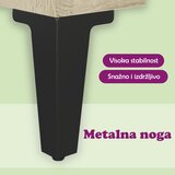  Noćni ormarić boja hrasta sonome 40x35x47,5cm konstruirano drvo | shoptok.hr