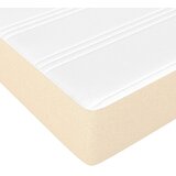  s oprugama i madracem krem 90 x 190 cm od tkanine | shoptok.hr