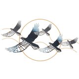 Mauro Ferretti Kovinska stenska dekoracija 91x50 cm Birds – Cene