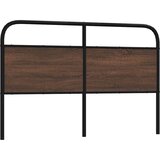 Zamjensko uzglavlje smeđa boja hrasta 160 cm čelik i konstruirano drvo | shoptok.hr