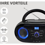 Silva Schneider MPC 25.4 USB crno PLL in prenosno radio/CD predvajalnik/USB MP3 FM-PLL, CD-R, CD-RW, USB | Shoptok.si