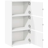 vidaXL Knjižna omara bela 40x24x77 cm inženirski les | Shoptok.si