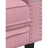  Kavč chesterfield z vzglavniki trosed roza žamet | Shoptok.si