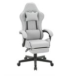 Eplaygame Gejmerska stolica HC-4095 FABRIC-DGS2 svetlo siva | Eponuda.com