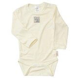 Clar Otroški bodi z dolgimi rokavi - bež - vel. 74 | Shoptok.si