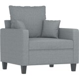  Fotelja svjetlosiva 60 cm od tkanine | shoptok.hr