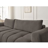 Bobochic Paris Smeđe-siva sklopiva/s prostorom za odlaganje kutna garnitura (s lijevim kutom/s ležaljkom) Fuji – | shoptok.hr