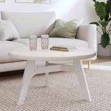  Ploča za stol okrugla bijela Ø 80 x 3 cm od masivne borovine | Eponuda.com