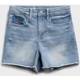 GAP Children's Denim Shorts Hr Shortie - Lt Palm Emb - Girls Cijene