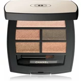 Chanel Les Beiges Healthy Glow Natural Eyeshadow Palette paleta sjenila za oči nijansa Warm 4,5 g