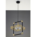 Jupiter 2028 - visilica na sajli fiori 1xG9/10W/230V crna/zlatna/prozirna | Eponuda.com