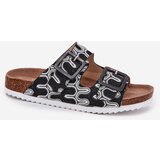 S. BARSKI Women's Slippers With Buckles And Glitter Black S.Barski | Shoptok.si
