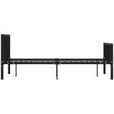  Za krevet crni metalni 140 x 200 cm | shoptok.hr