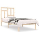  Posteljni okvir iz trdne borovine 90x200 cm, (20684338) | Shoptok.si