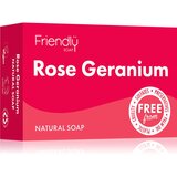 Friendly Soap Natural Soap Rose Geranium naravno milo 95 g Cene
