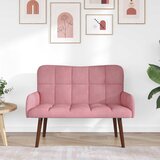 SOFA za dvije osobe Ružičasta 115 x 61 x 87 cm Baršun | shoptok.hr