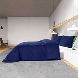  Set posteljine za poplun modri 155x220 cm lagana mikrovlakna | shoptok.hr