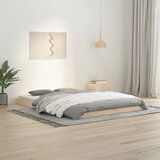 Maison Chic Posteljni okvir - Dvoposteljna postelja - Zakonska postelja 140x200 cm trdna borovina-J9773, (21765633) | Shoptok.si