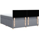 vidaXL Krevet s oprugama i madracem svjetlosivi 180x200 cm od tkanine | shoptok.hr