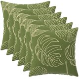  Presvlaka za jastuk 6 pcs HEERLEN Dizajn lista 30 x 30 cm | shoptok.hr