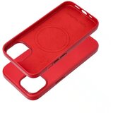  Usnjena prevleka Mag Cover, združljiva z MagSafe, za iPhone 15, rdeča | Shoptok.si