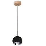 Spot-Light 5143174 - LED luster na sajli BALL WOOD 1xGU10/5W/230V matirani hrast | Eponuda.com