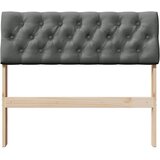  Tapecirani uzglavlje Tamno siva 90 cm Čvrsto borovo drvo | Eponuda.ba
