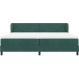  Krevet s opruga kutije Tamnozelena 200 x 200 cm Baršun | shoptok.hr