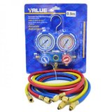 Value Set FR manometar 2/2, R-22 R-134A R-404A R-407C VMG-2-R22-B-02 F68 + set 3 creva x 120 cm | Eponuda.com