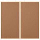 Bilten ploča Smeđa 100 x 100 x 1,4 cm Masivna borovina | shoptok.hr
