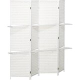 HOMCOM paravan papir 181D x 1,6Š x 180V cm bel, (5000235515) Cene