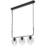  Luster na lancu MORGAN 3xE27/60W/230V crna/hrom | Eponuda.com