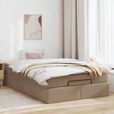  Okvir kreveta s madracem cappuccina 120x200cm umjetna koža | shoptok.hr