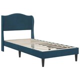  Okvir za krevet s uzglavljem Plava 80 x 200 cm Baršun - Plava 80 x 200 cm | shoptok.hr