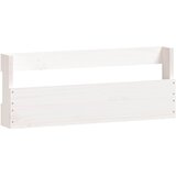  Zidni stalci za cipele 2 kom bijeli 59x9x23 cm masivna borovina | shoptok.hr