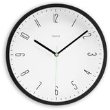 Hama CAPRI zidni sat, moderan, precnik 25 cm, crni | ePonuda.com