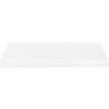  Plutajuće zidne police 4 kom sjajne bijele 50 x 23 x 3 8 cm MDF | shoptok.hr
