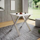 MID.YOU JEDILNA MIZA, srebrne barve, bela | Shoptok.si